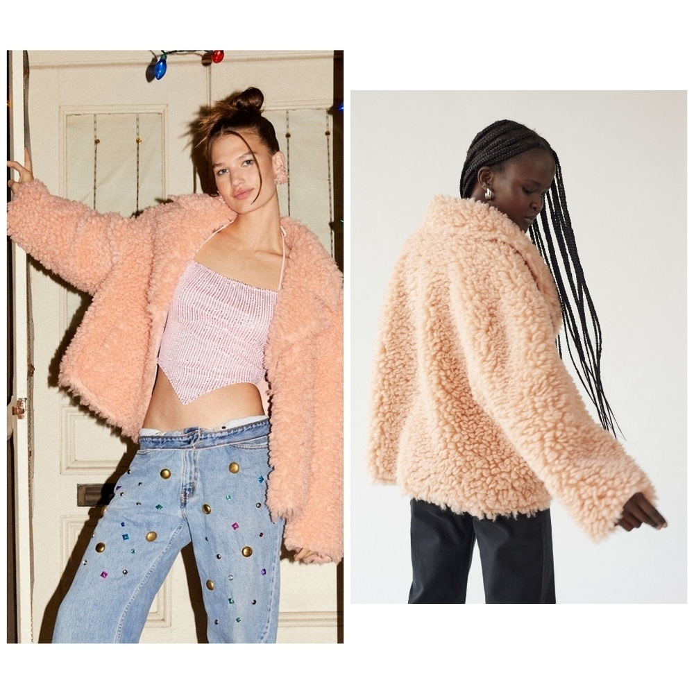 URBAN Outfitters Sherpa jacket size L